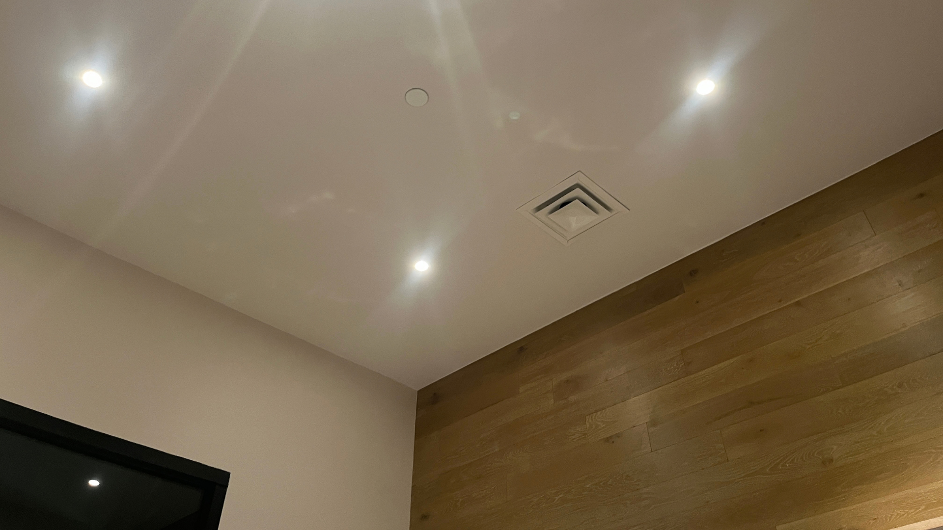 Ceiling repair after completion