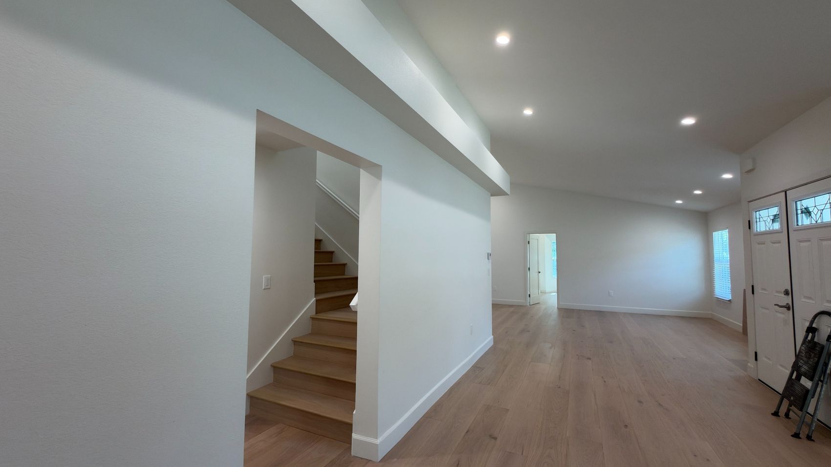 Interior construction and drywall work in progress